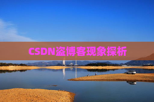 CSDN盗博客现象探析 CSDN盗博客现象探析